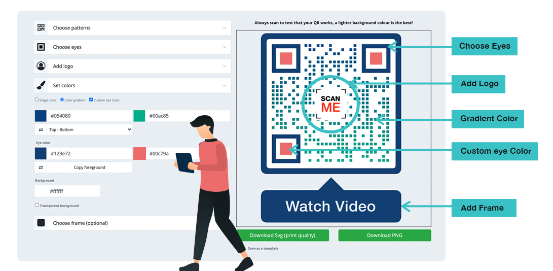customized qr codes design customized qr codes design