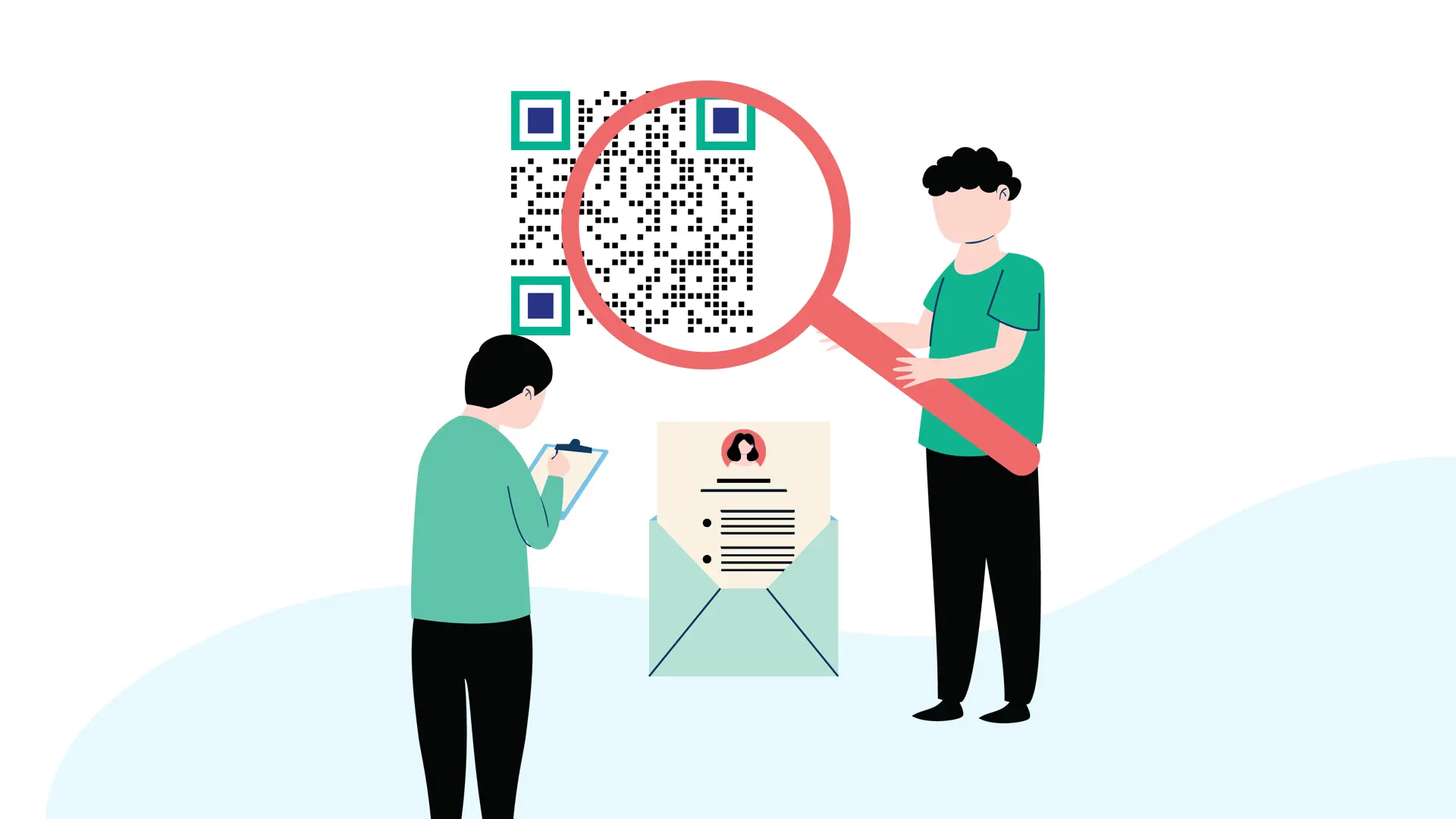 qr code resume find