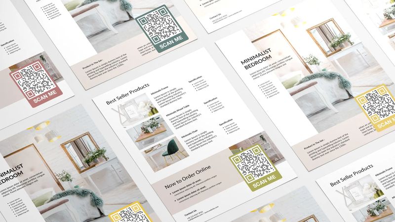 How to use QR codes on Flyers & brochures - Free Custom QR Code Maker ...