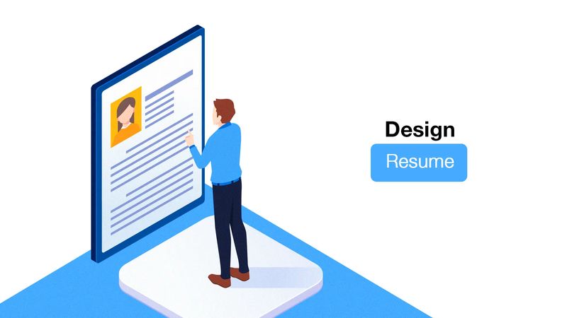 QR code for resume