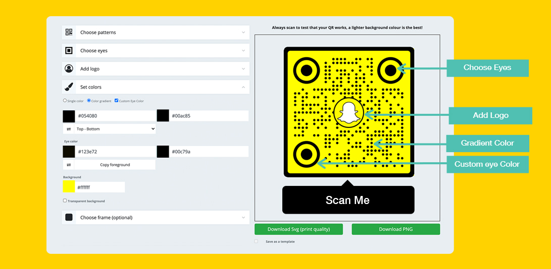 Snapchat QR code How to scan QR code in Snapchat? Free Custom QR