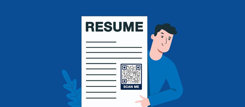 qr code for word document resume