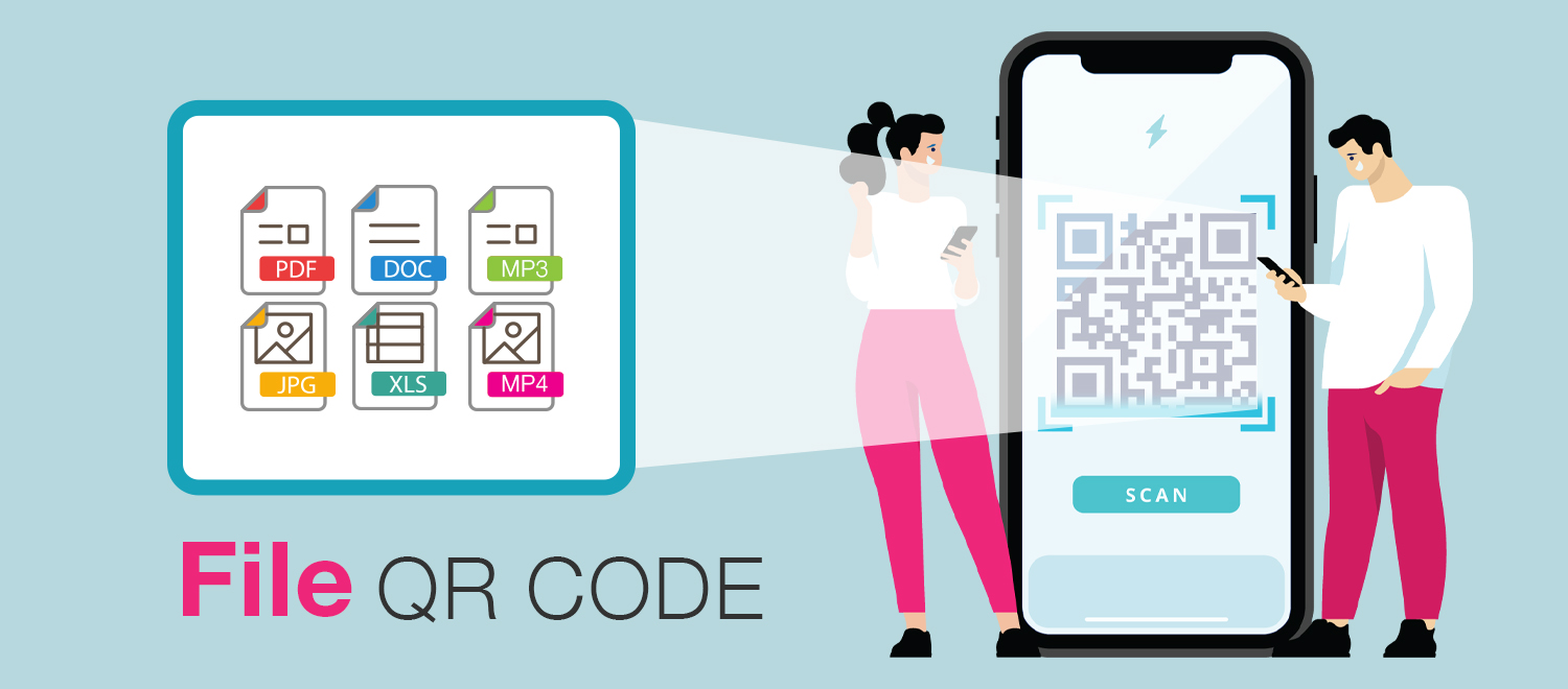 How to Convert File to QR code PDF, Doc, Excel, Mp4, Mp3, etc Free