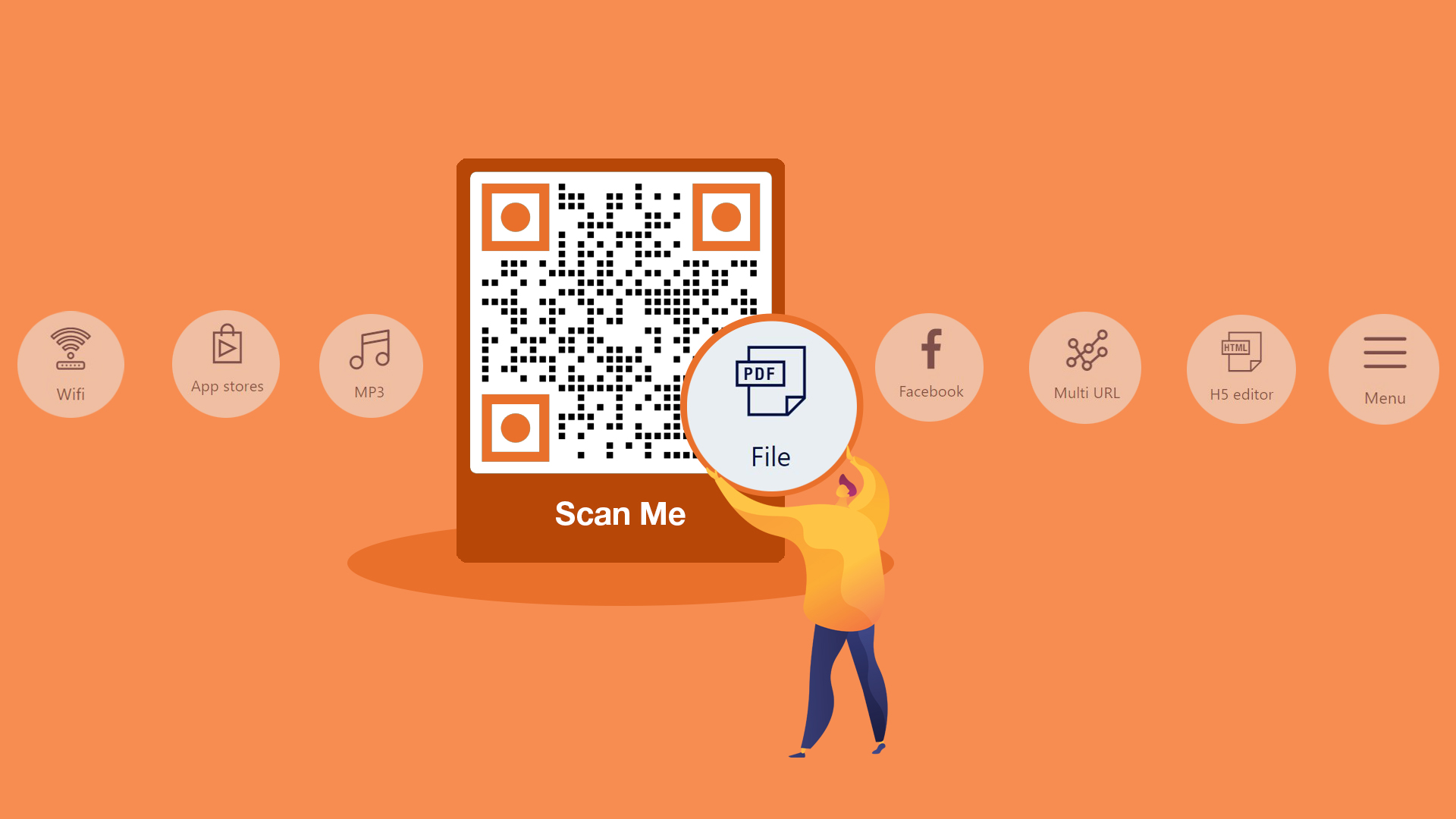 How to use a File QR code converter for PDF, Doc, Mp4, and more Free