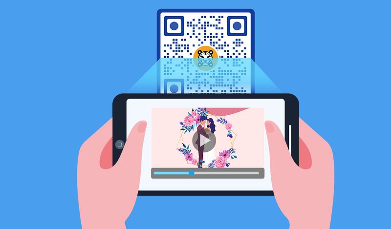 qr code wedding invitation