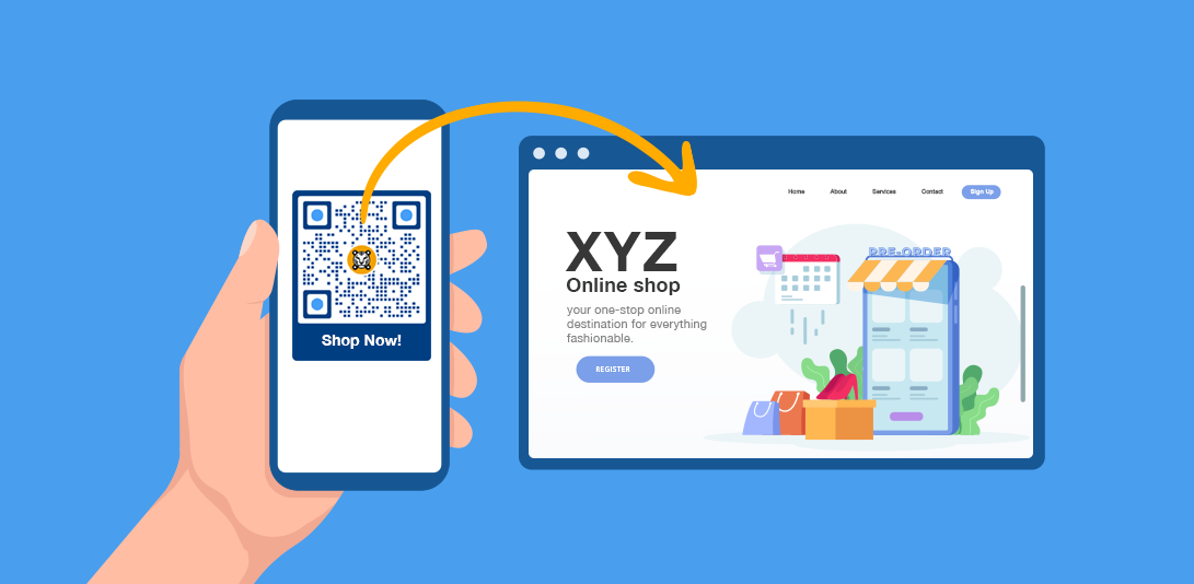 qr code online shopping
