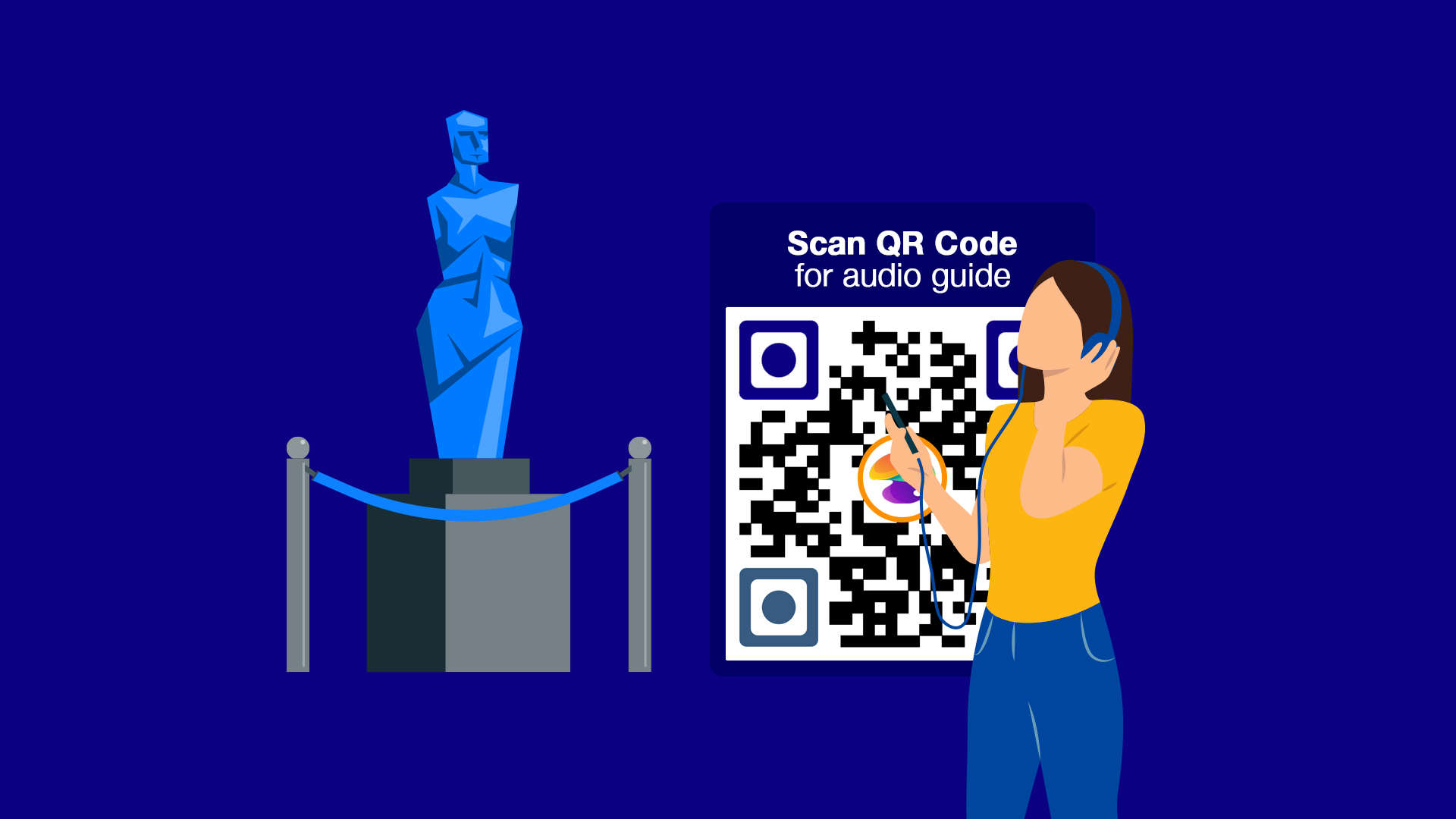 qr code for audio guide