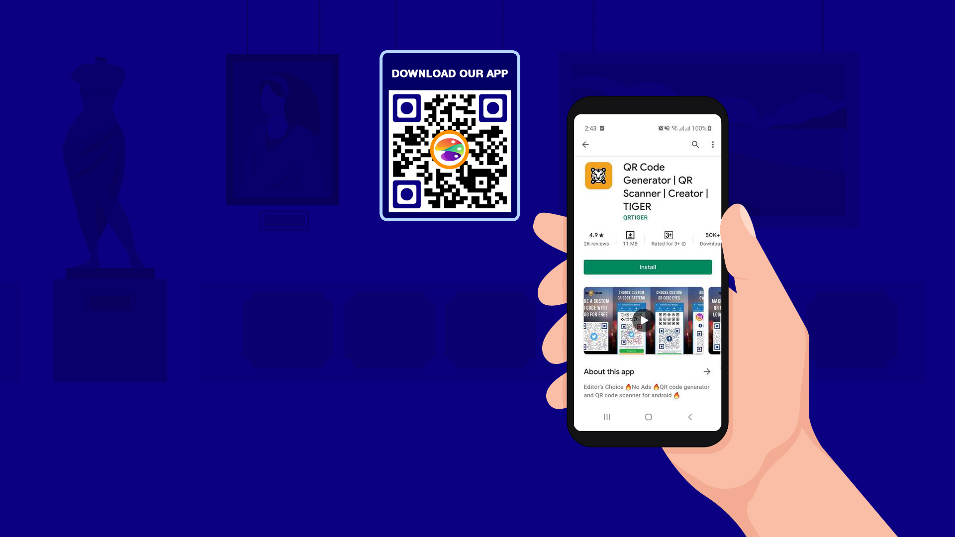 app store qr code