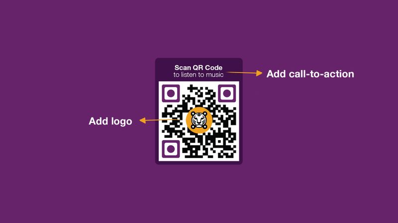 call to action qr code