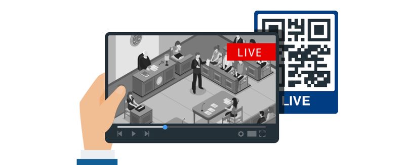 qr codes in court