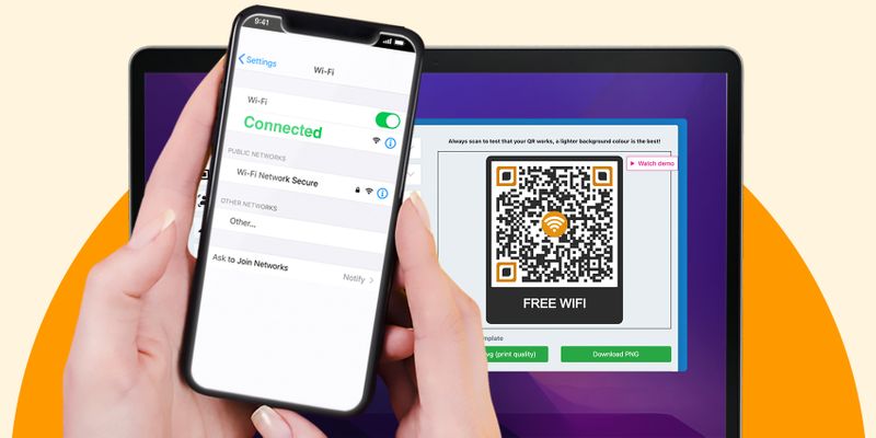 SSID WiFi QR Code: Instant WiFi Connection With One Scan