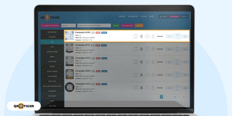 Manage QR Campaigns With QR TIGER QR Code Folder | QR TIGER