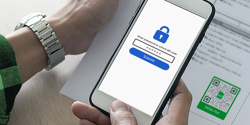 Excel QR code password