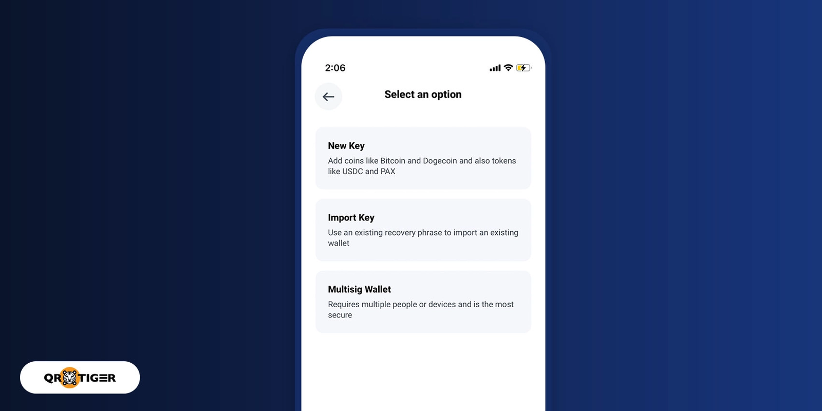 BitPay Wallet은 비트코인 거래에 QR 코드를 사용합니다.