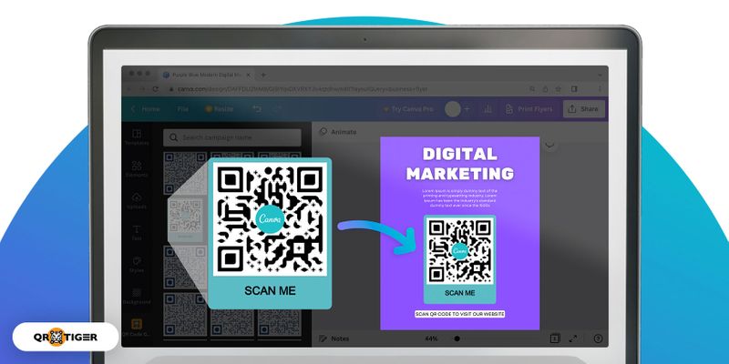 Kode QR Canva: Cara Nambah Kode QR Dinamis menyang Desain Canva Sampeyan