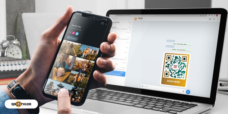 Google photos QR code