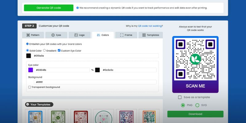 Customize QR code