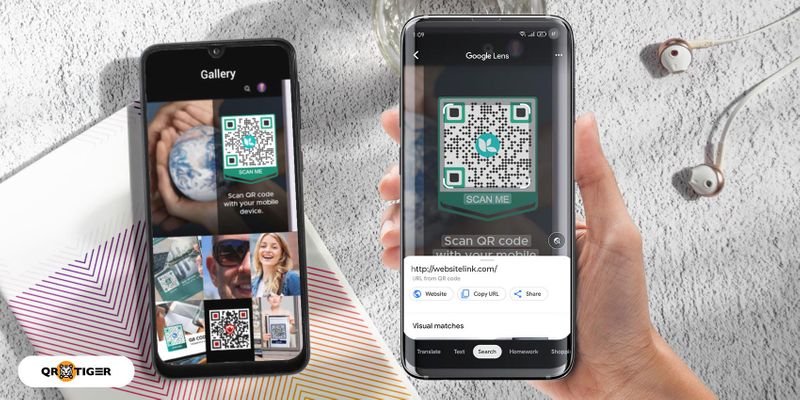 Come scansionare un codice QR dalla Galleria fotografica - QR TIGER