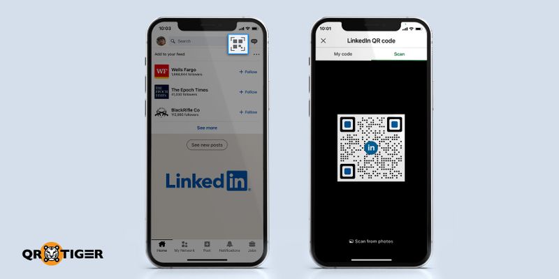 Linkedin QR code