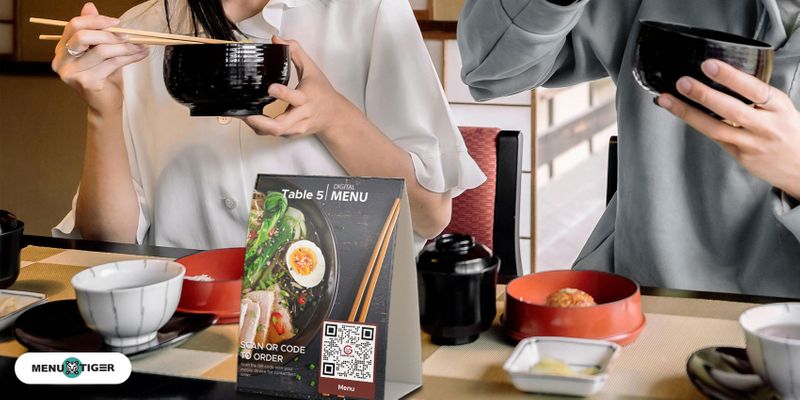 Asian restaurant QR code