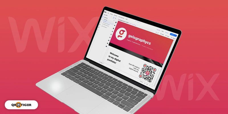 Código QR personalizado para o seu site Wix.