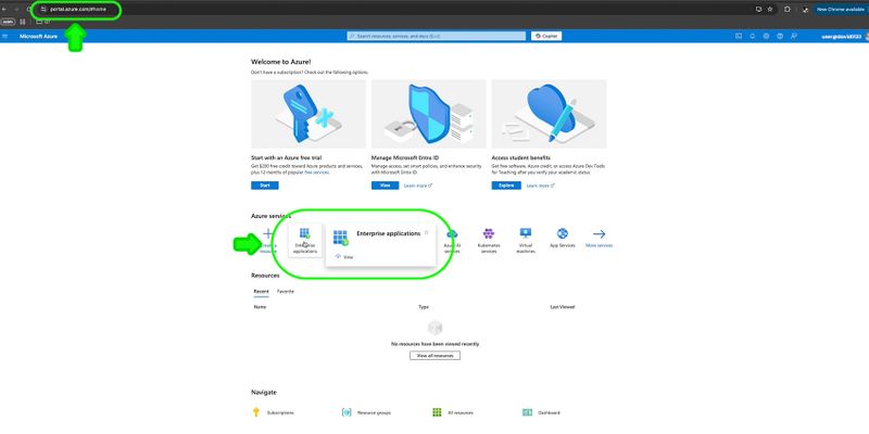 Enterprise application MS azure user provisioning