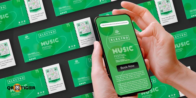 QR code for ticket verification Ticket QR code