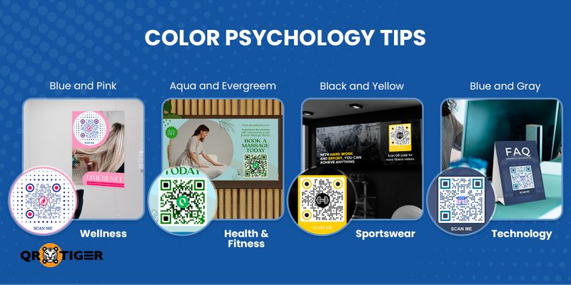 Color psychology on QR codes QR code color choices