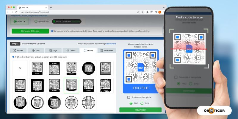 Test QR code scanability Scan test QR code