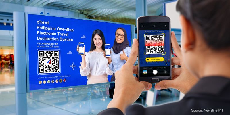 E travel QR code for easy philippine travel Philippine e travel QR code