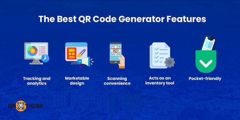 Features from QR tiger QR code generator Best QR code generator