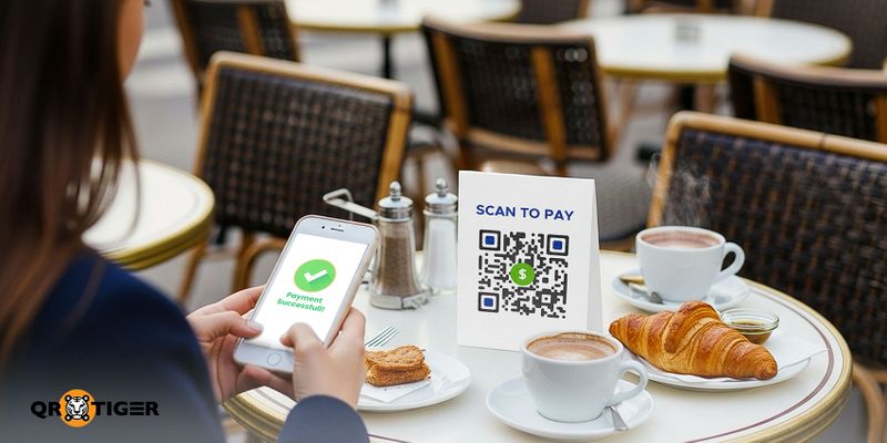 QR code for payment in france