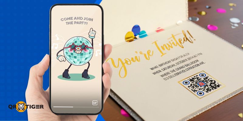 Party QR code gif