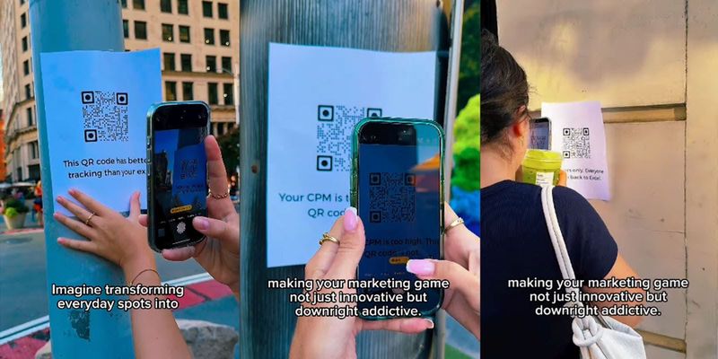QR code viral campaign