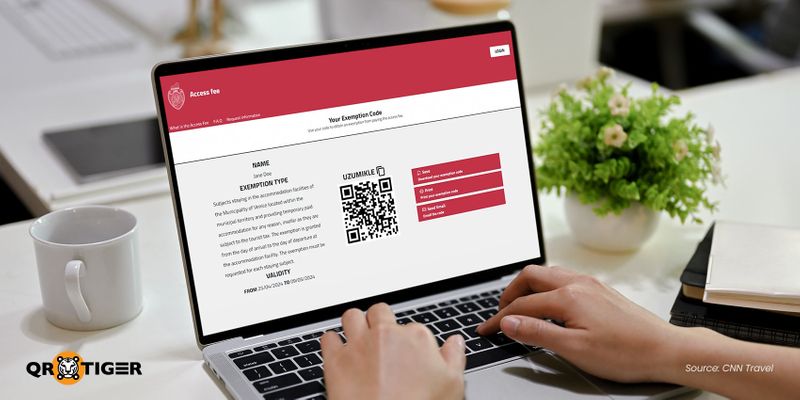 Tourism QR code to manage tourist influx Italy tourism QR code