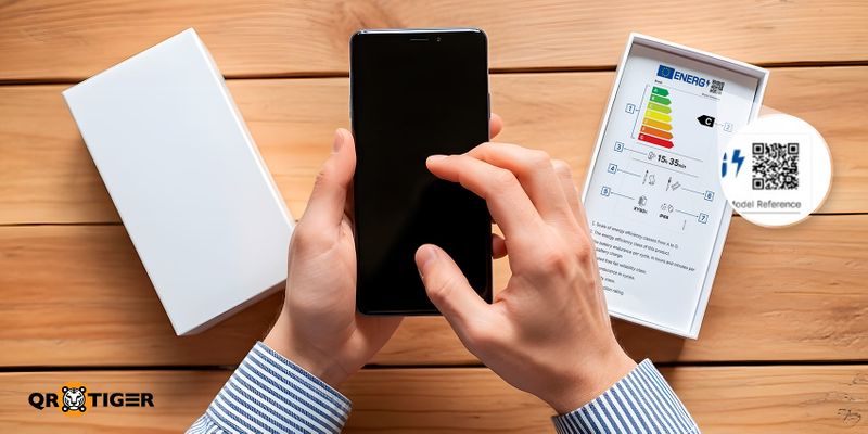 QR code with sustainable instructions in italy QR codes for sustainability in italy