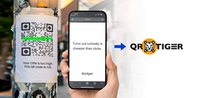 QR codes used in marketing