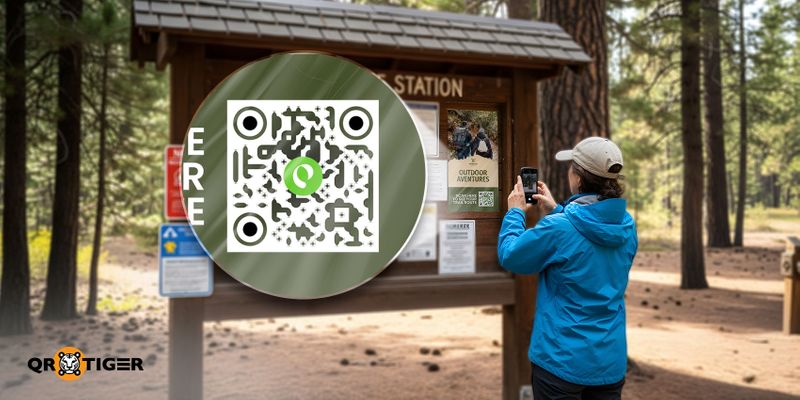 Weather resistant QR code placement Outdoor QR code placement