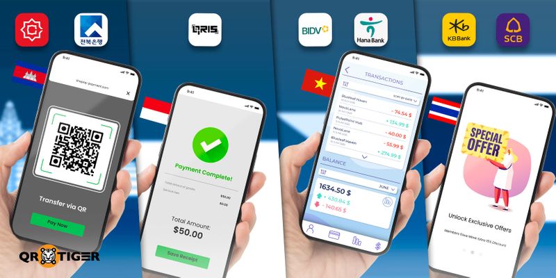 Cross border payment QR code