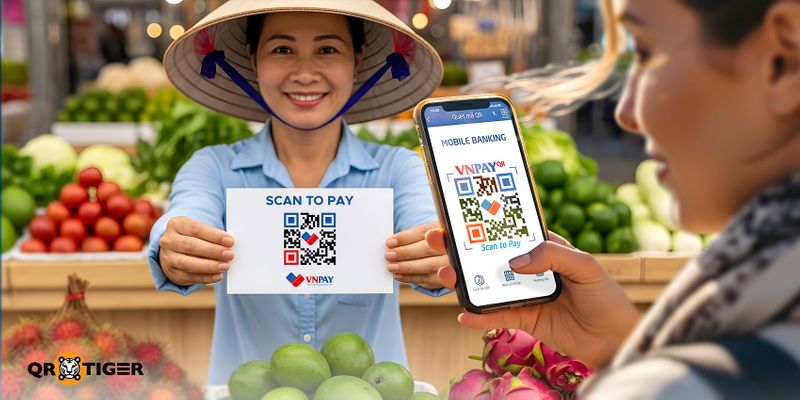 Local market QR code vietnam