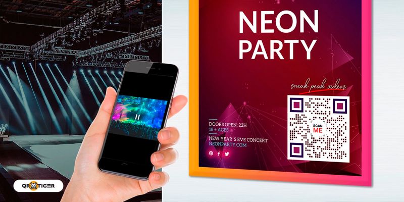 Event video QR code