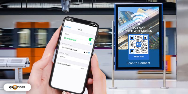 Wifi password QR code