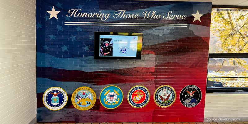 School QR codes for veterans day