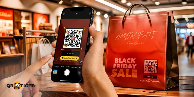 Black friday discount QR code