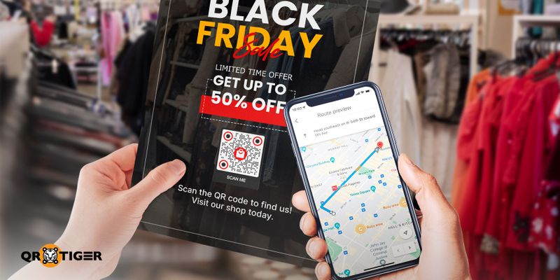 Location QR code for address