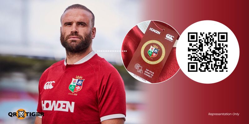 British and lions jersey QR code