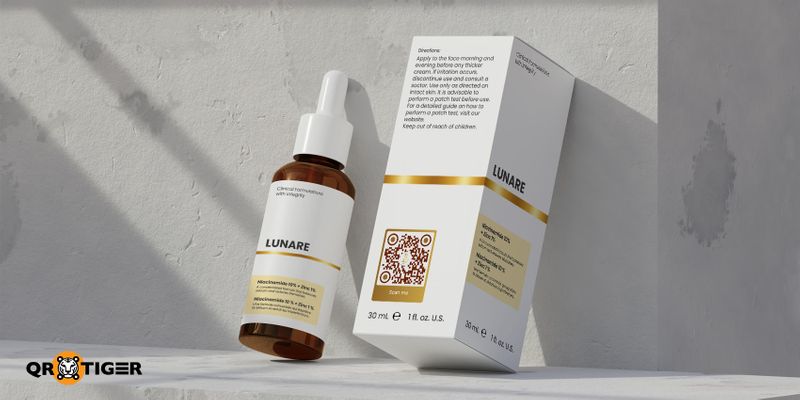 Minimalist aesthetic QR code