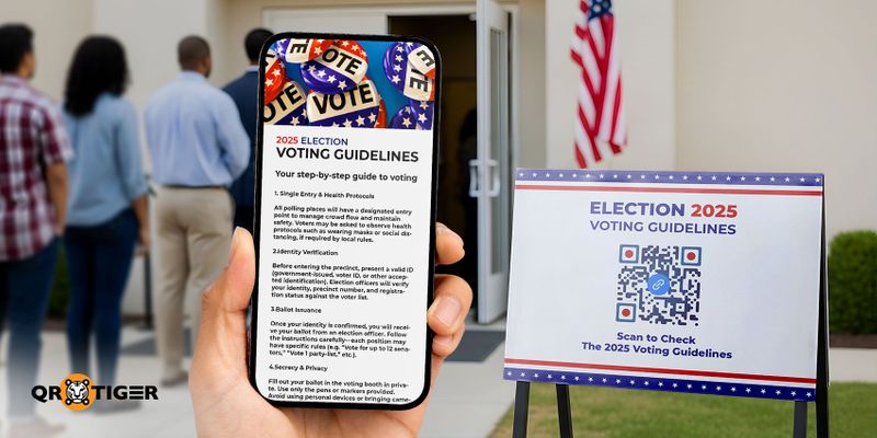QR code for voting system info