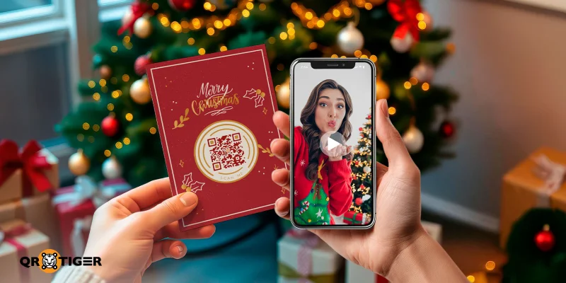 Christmas video QR code