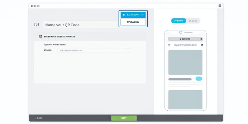 Pro QR code generator for bulk QR code